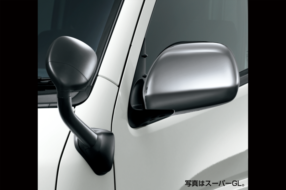 電動格納式リモコンドアミラー(助手席側ワイドビュー)+直前直左ミラー
