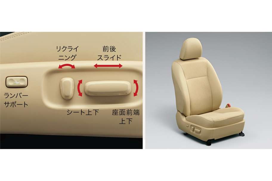 運転席8ウェイパワーシート(ランバーサポート付)