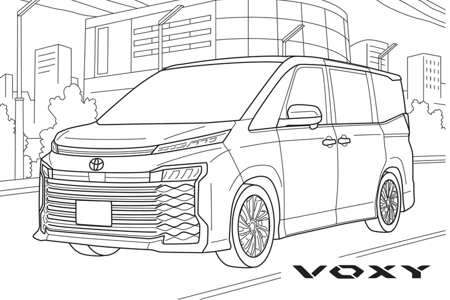 トヨタのぬりえ 公式 ネッツトヨタニューリー北大阪