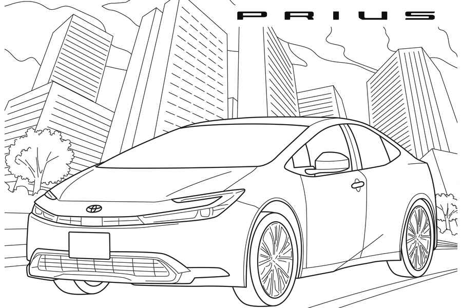 トヨタのぬりえ | 【公式】ネッツトヨタニューリー北大阪
